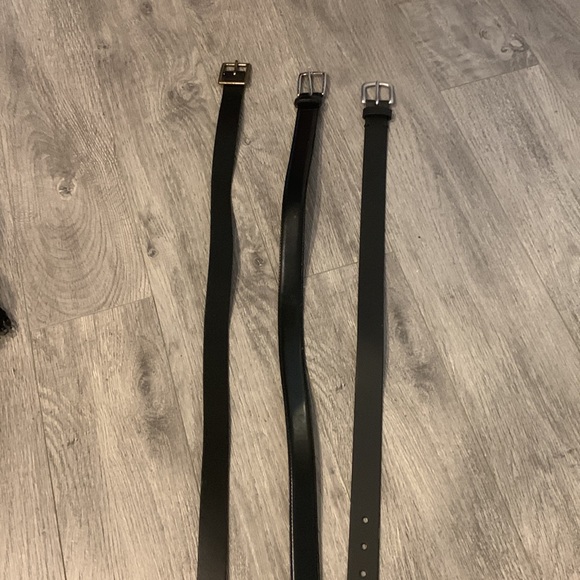 Set of 3(2 new) boys 12-14 leather belt - Picture 3 of 5